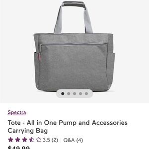 Spectra Gray Baby Bag Tote
